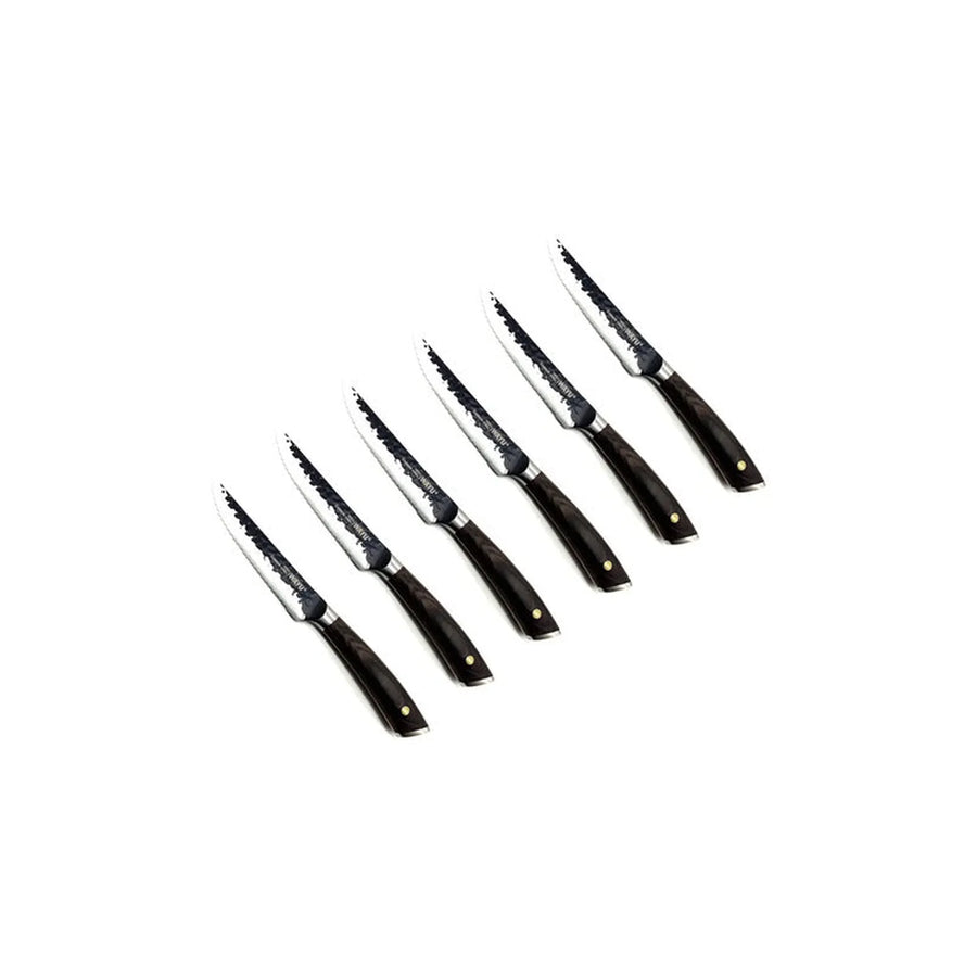 Set 6 Cuchillos para Carne Wayu Steak Hammer