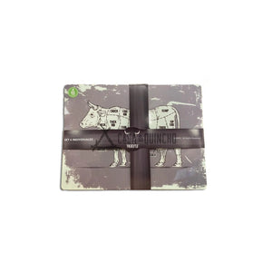 Set 6 Individuales Wayu Cocina Mesa Mantel Sobremesa  Pvc