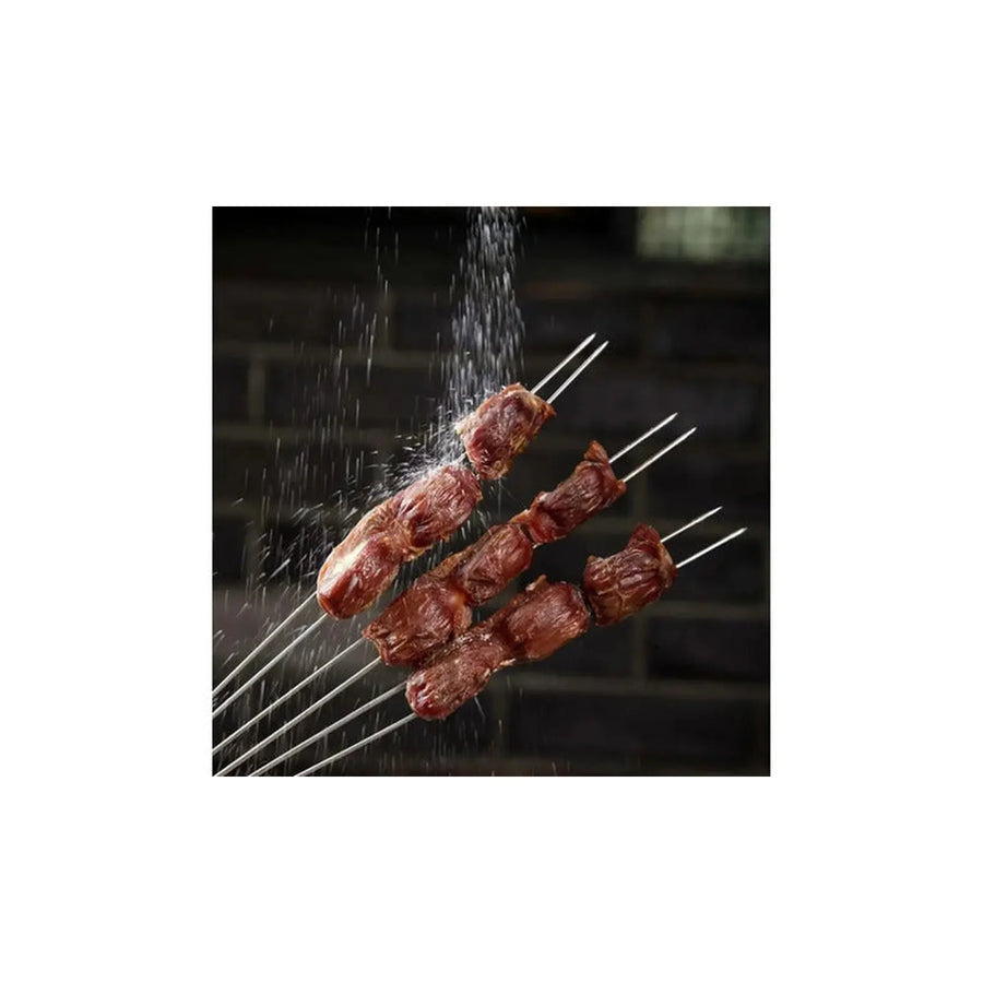 Set 6 Pinchos Premium Anticucho Asado Parrilla Niquelado