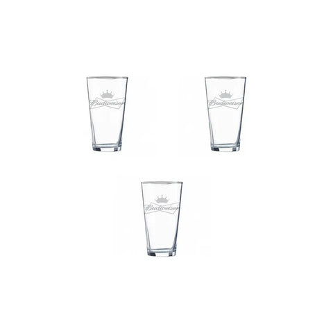 Set 6 Vasos Cerveza Budweiser 490ml