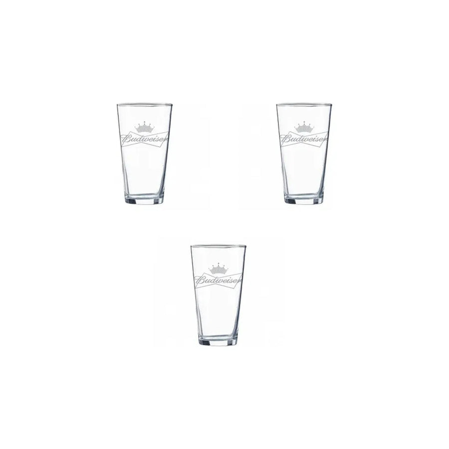 Set 6 Vasos Cerveza Budweiser 490ml