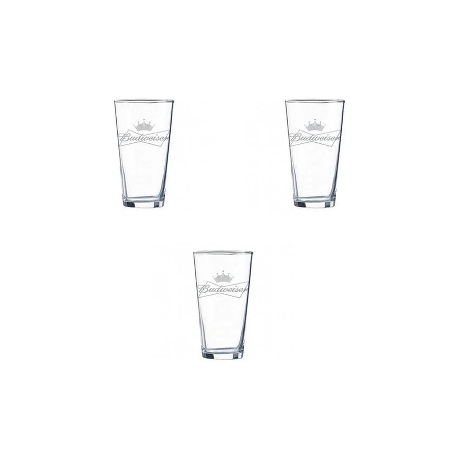 Set 6 Vasos Cerveza Budweiser 490ml
