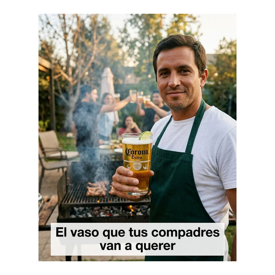 Set 6 Vasos Cerveza Corona 490ml