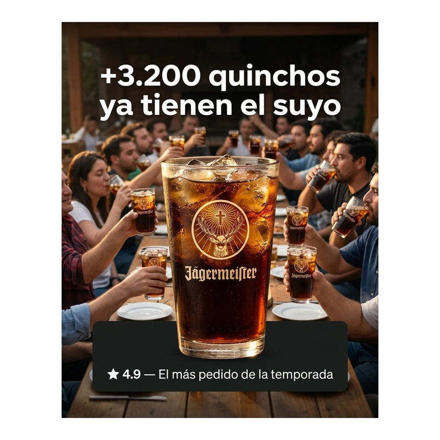 Set 6 Vasos Jaggermeister 490ml