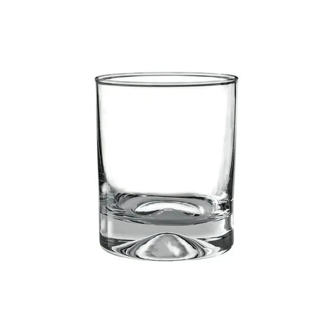 Set 6 Vasos Whisky Manhattan Bajo, Marca Cristar Color Vidrio Transparente