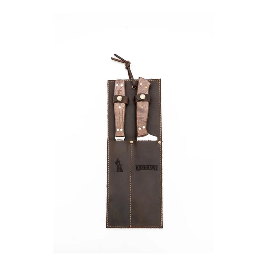 Funda de cuero del set parrillero Kangkawe