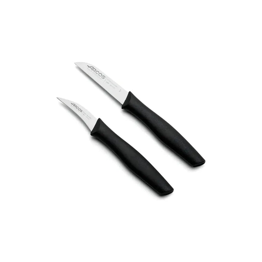 Set De 2 Cuchillos Mondadores Negro Arcos Cocina Premium + Grabado Personalizado