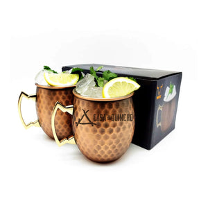 Set De 2 Vasos De Cobre Wayu