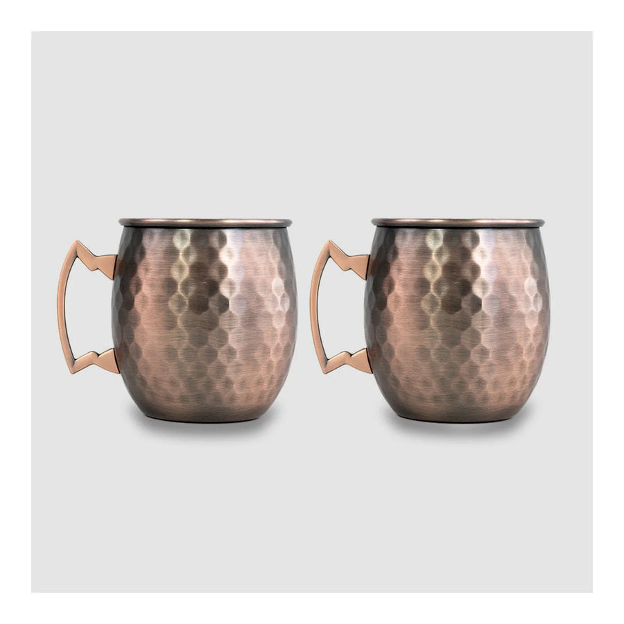 Set De 2 Vasos De Cobre Wayu