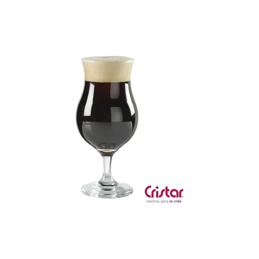 Set De 4 Copas Cervezera Praga Caja Transparente