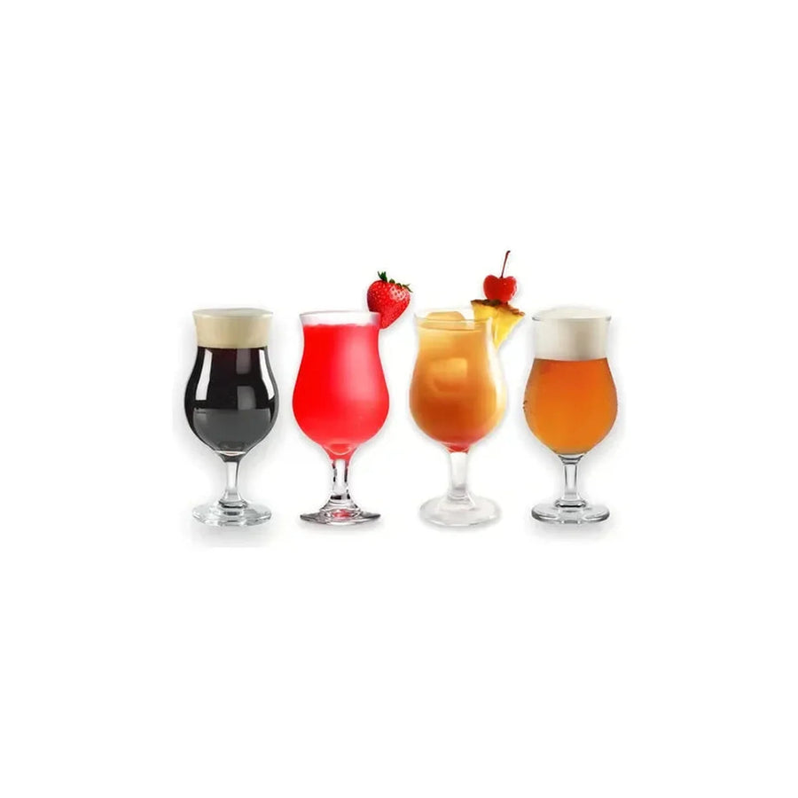 Set De 4 Copas Cervezera Praga Caja Transparente