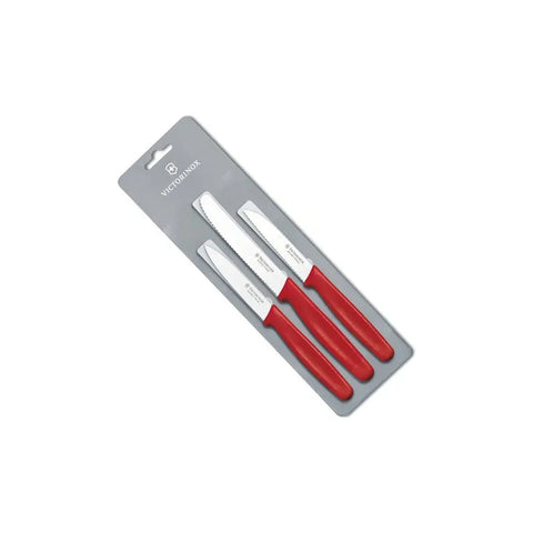 Set De Cuchillos De Verduras Rojo Victorinox 6.7111.3 + Grabado Personalizado