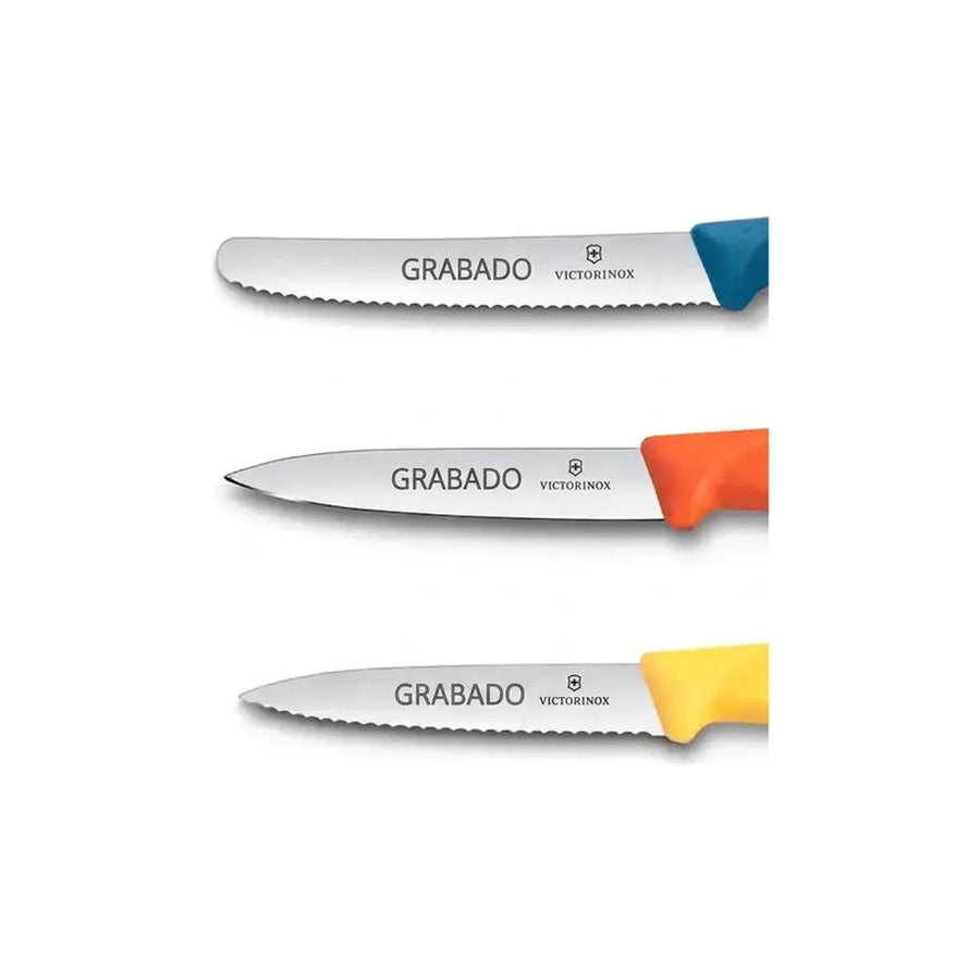 Set De Cuchillos Mondadores 3 Piezas Victorinox 6.7116.32 + Grabado Personalizado