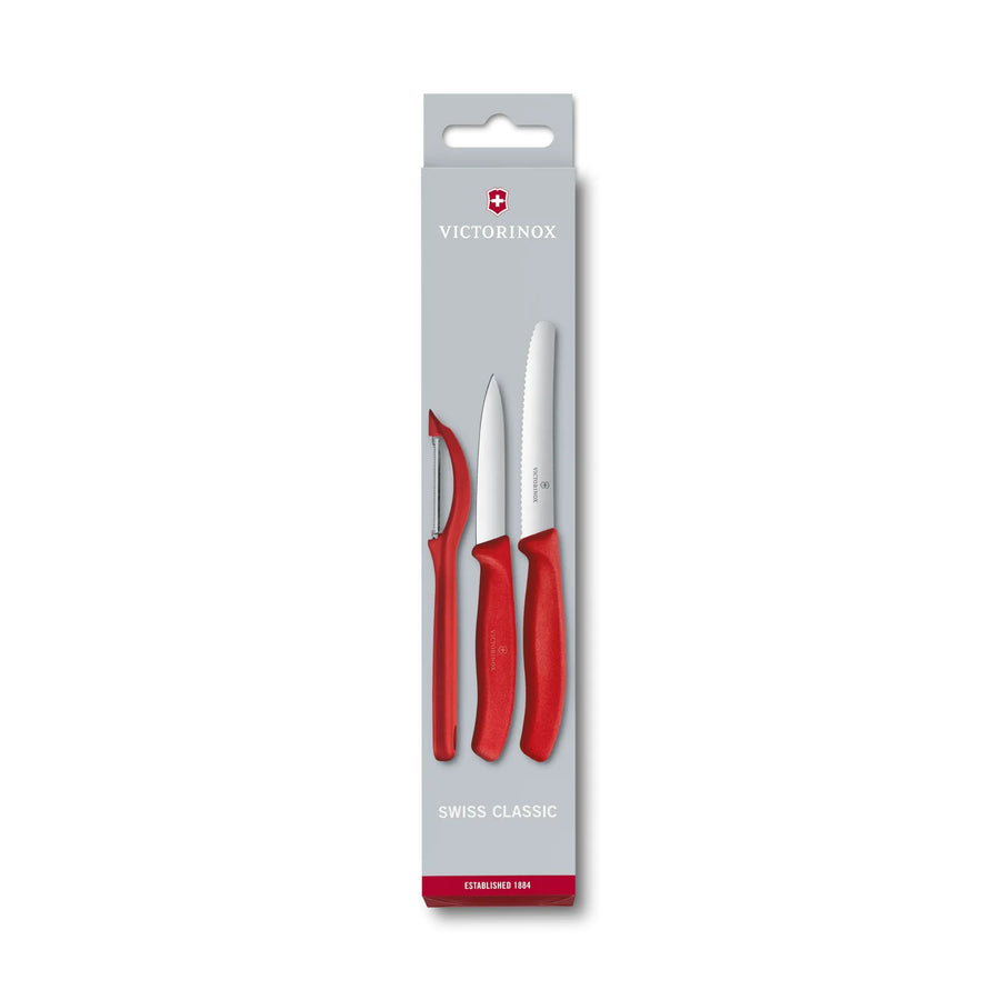 Set De Cuchillos Mondadores + Pelador Victorinox Premium 6.7111.31 + Grabado Personalizado
