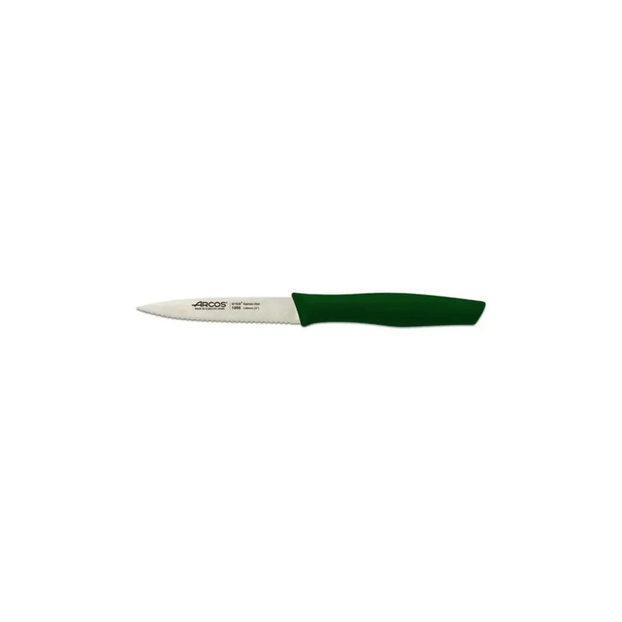 Set De Cuchillos Mondadores Cocina Arcos Premium Verde + Grabado Personalizado