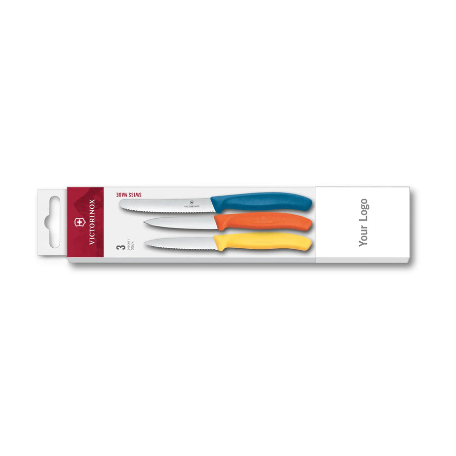 Set De Cuchillos Mondadores 3 Piezas Victorinox 6.7116.32 + Grabado Personalizado