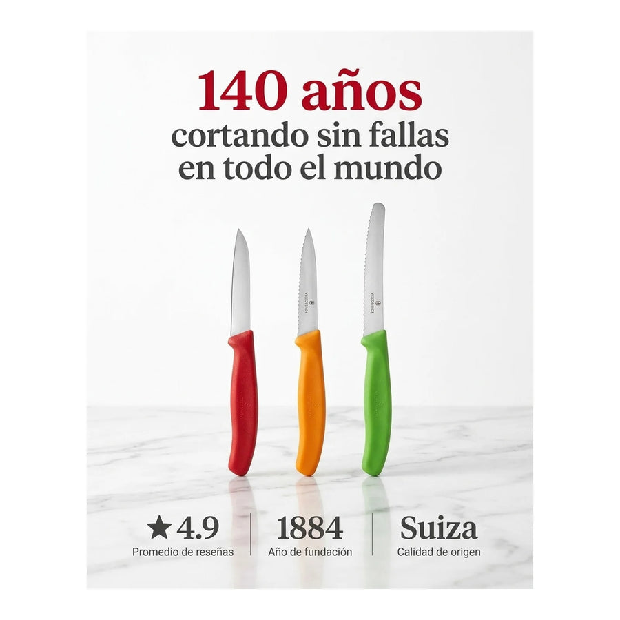 Set De Cuchillos Mondadores 3 Piezas Victorinox 6.7116.32 + Grabado Personalizado