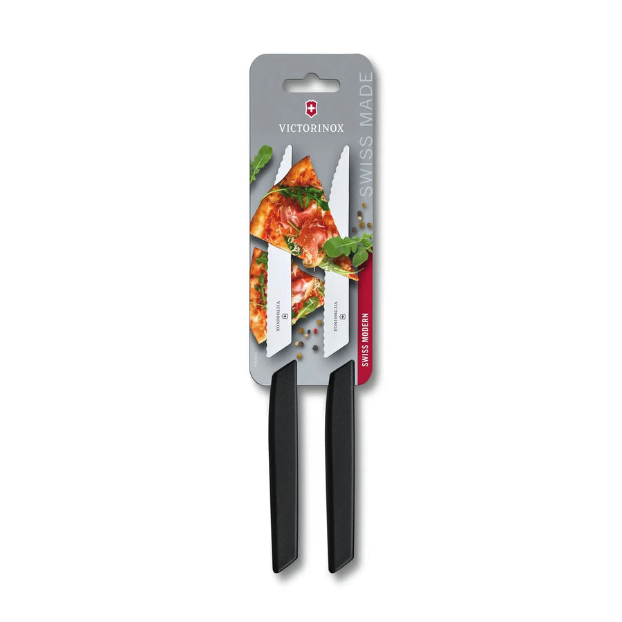 Set De Cuchillos Para Carne Victorinox Negro 6.9003.12wb