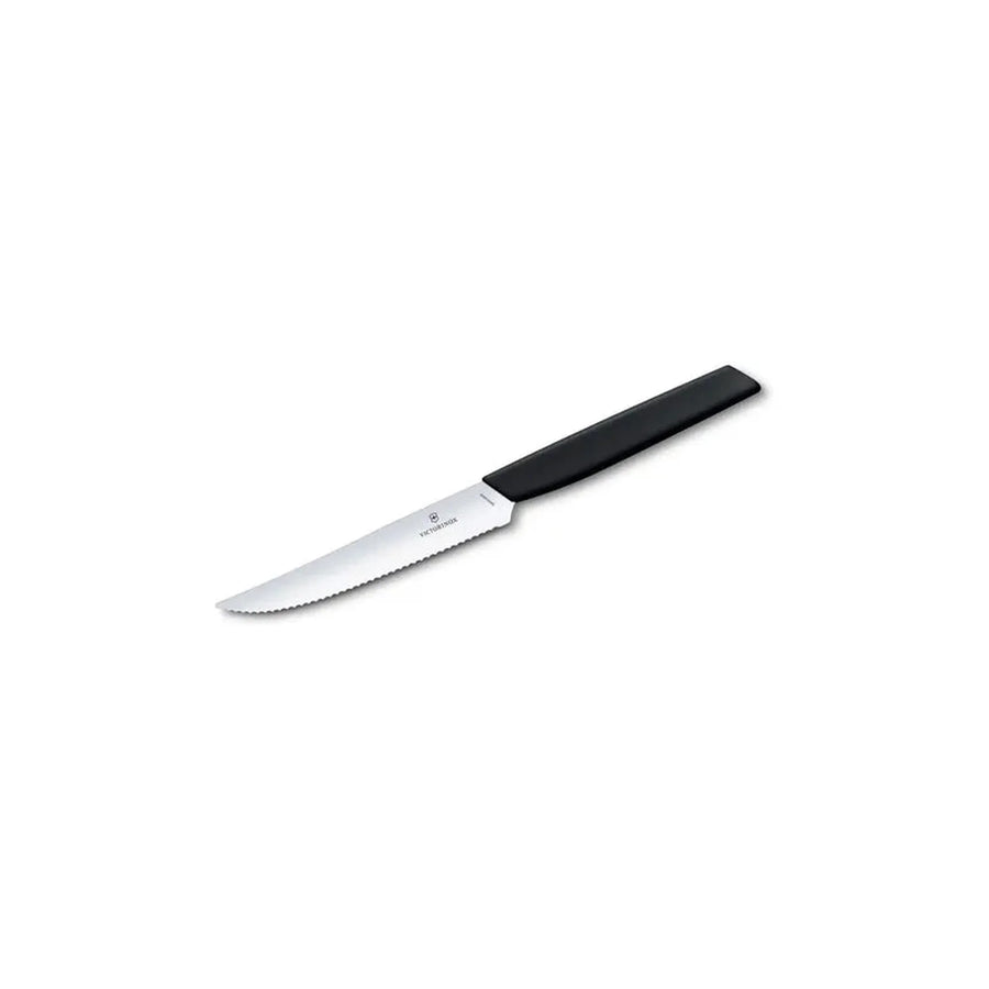 Set De Cuchillos Para Carne Victorinox Negro 6.9003.12wb + Grabado Personalizado
