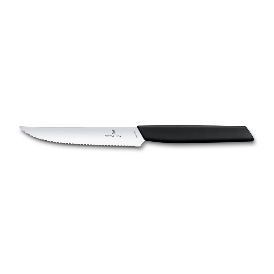 Set De Cuchillos Para Carne Victorinox Negro 6.9003.12wb + Grabado Personalizado