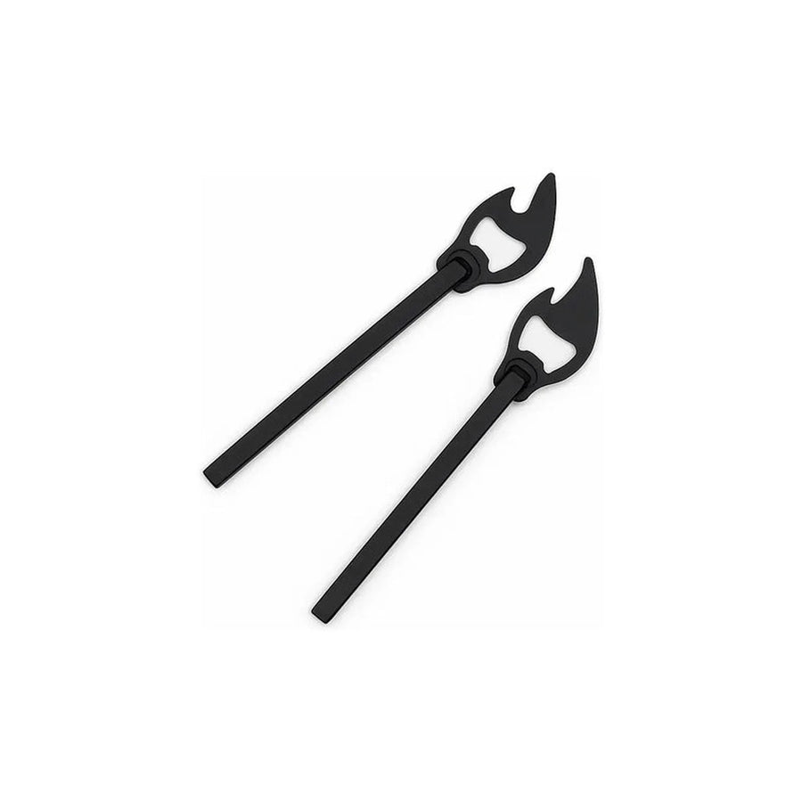 Set Pala Carbonera + Atizador + Limpia Parrilla Metal Acero