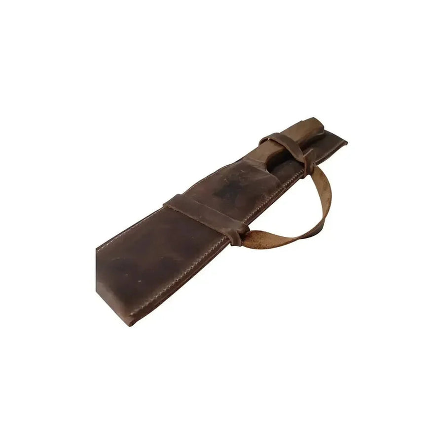 Set Parrillero Cuchillo Pincho Con Funda De Cuero Premium Maleta-sin + Grabado Personalizado