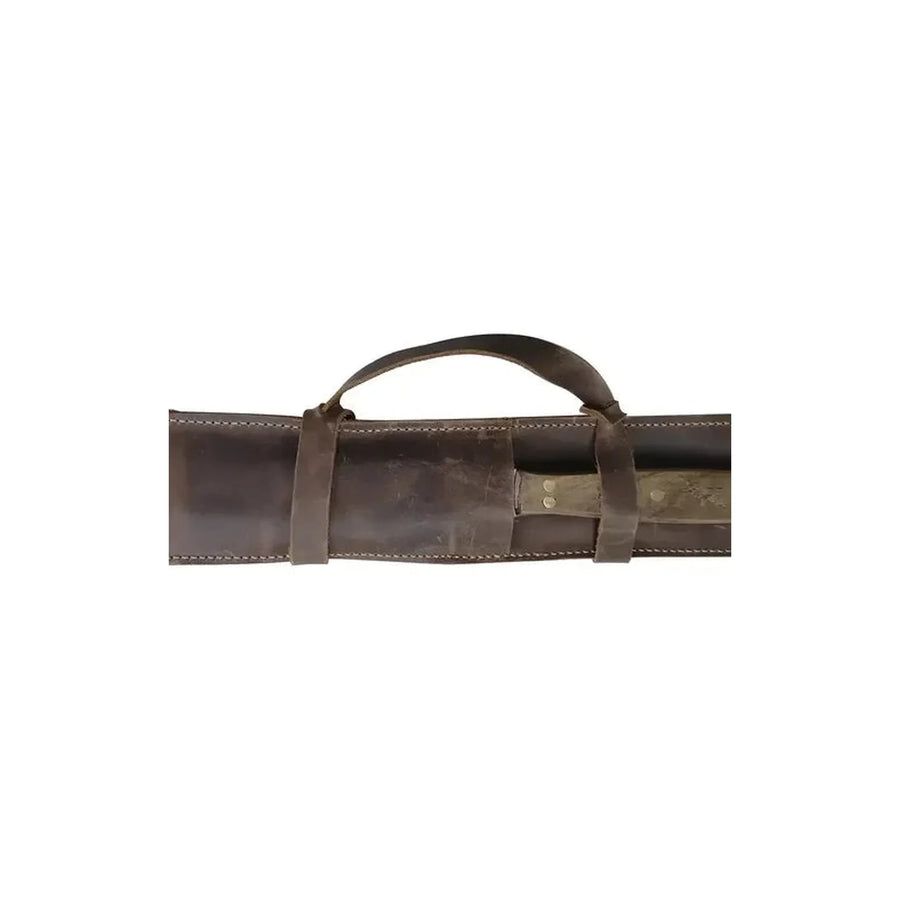 Set Parrillero Cuchillo Pincho Con Funda De Cuero Premium Maleta-sin + Grabado Personalizado