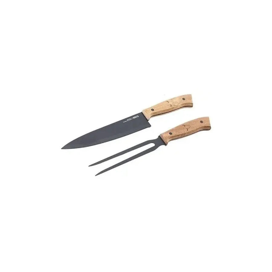 Set Parrillero Wayu Cuchillo Tenedor + Grabado Personalizado