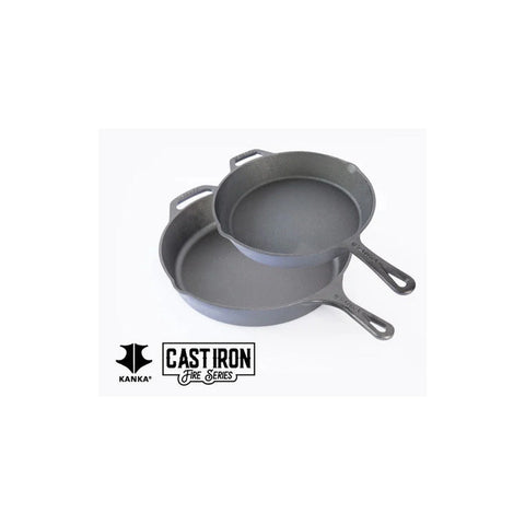 Set Sartenes Hierro Fundido Kanka 25-30cm Sartén Iron Cast (foto 2)