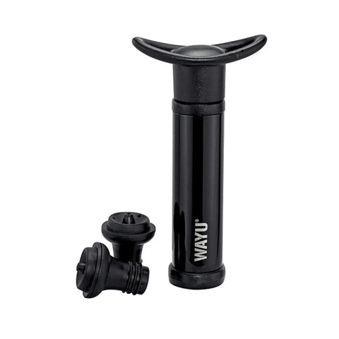 Set Sellador Bomba Vacio Vino Extractor Aire Wayu Premium