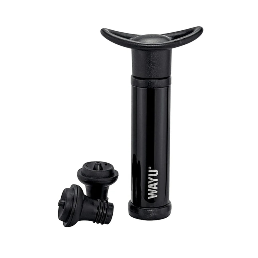 Set Sellador Bomba Vacio Vino Extractor Aire Wayu Premium