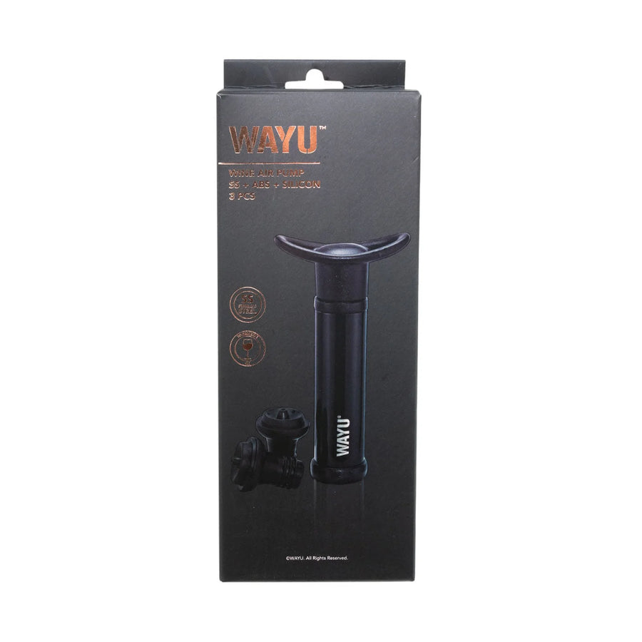 Set Sellador Bomba Vacio Vino Extractor Aire Wayu Premium