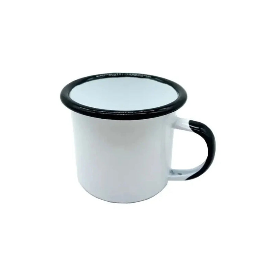 Set Vintage De Tazas Enlozadas 400ml Pack X2 Casa Y Quincho
