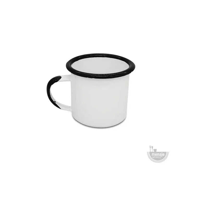 Set Vintage De Tazas Enlozadas 400ml Pack X2 Casa Y Quincho