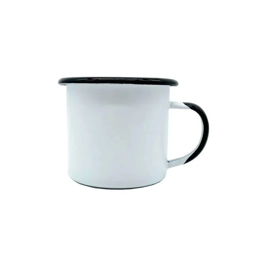 Set Vintage De Tazas Enlozadas 400ml Pack X2 Casa Y Quincho