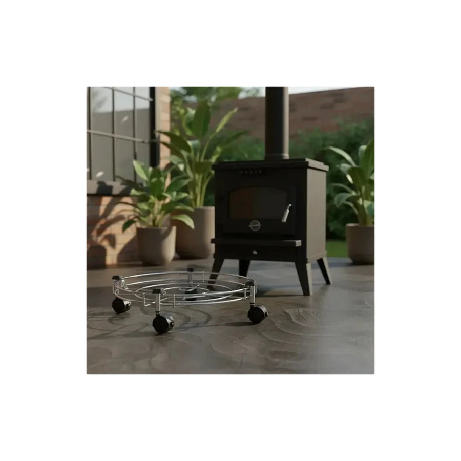 Soporte con Ruedas para Estufa Redonda 48cm - foto 5