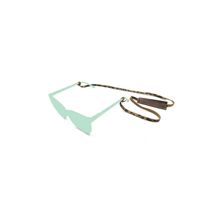 Straps Sujetador Lentes Cuero Ajustable + Grabado  Gratis   Animal Print