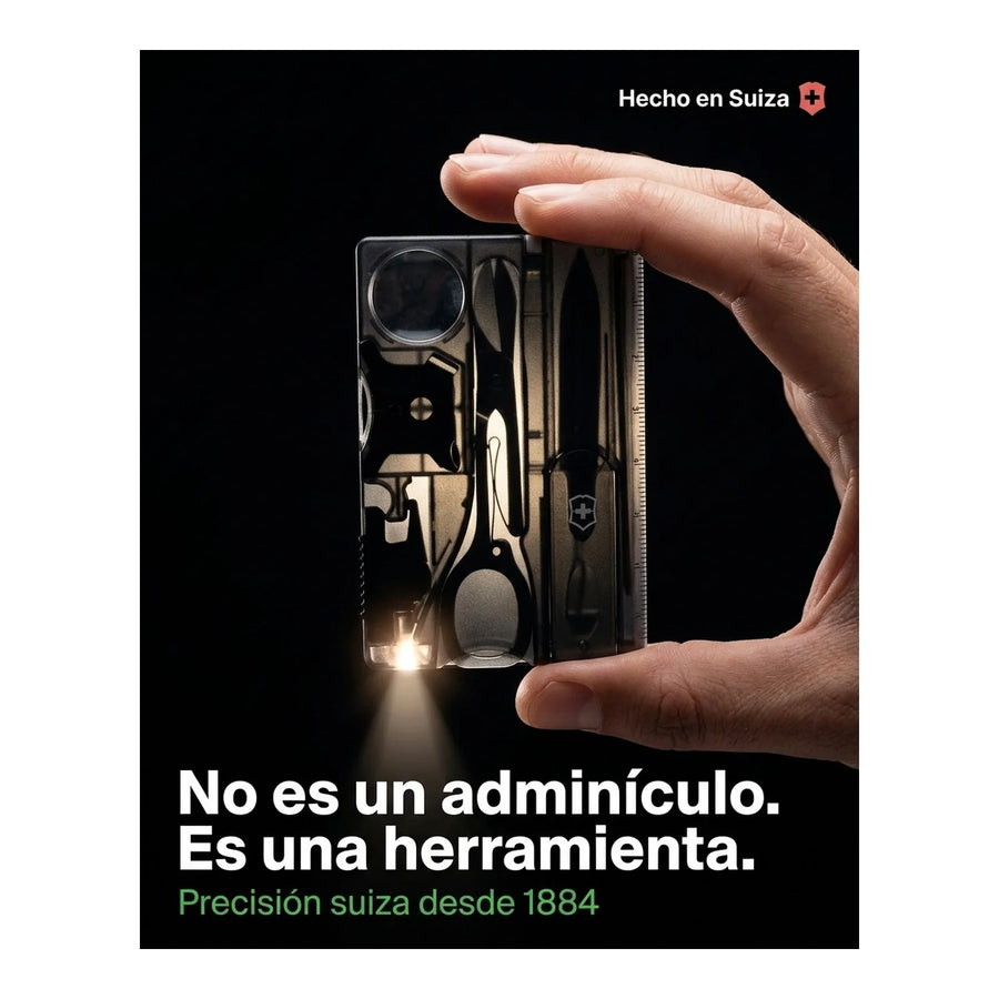 Swisscard Lite Victorinox Negra 0.7333.t3 Tarjeta Premium