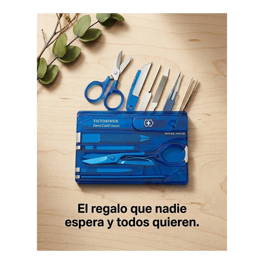 Swisscard Lite Victorinox Azul 0.7122.t2 Con Luz Premium