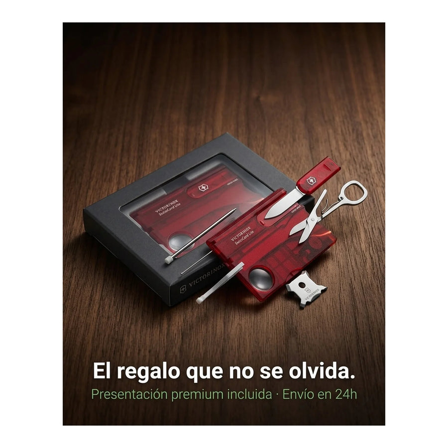 Swisscard Lite Victorinox 0.7300.t Con Luz Led Premium