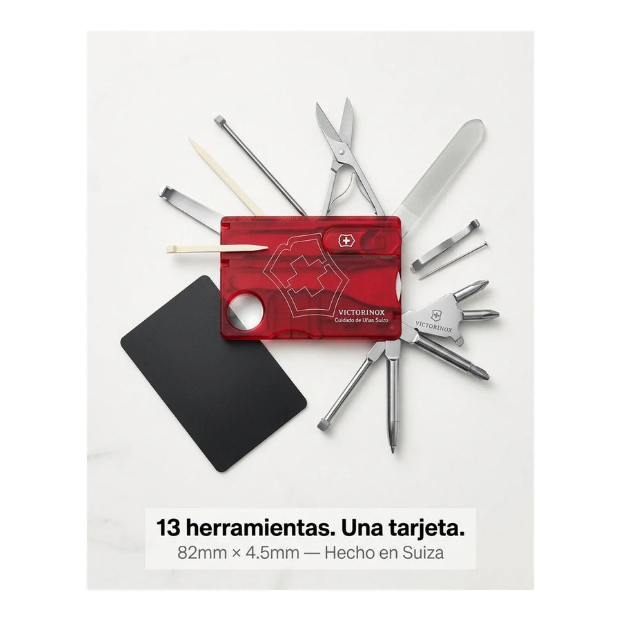 Swisscard Nail Care Victorinox Rojo 0.7240.t Premium Uñas