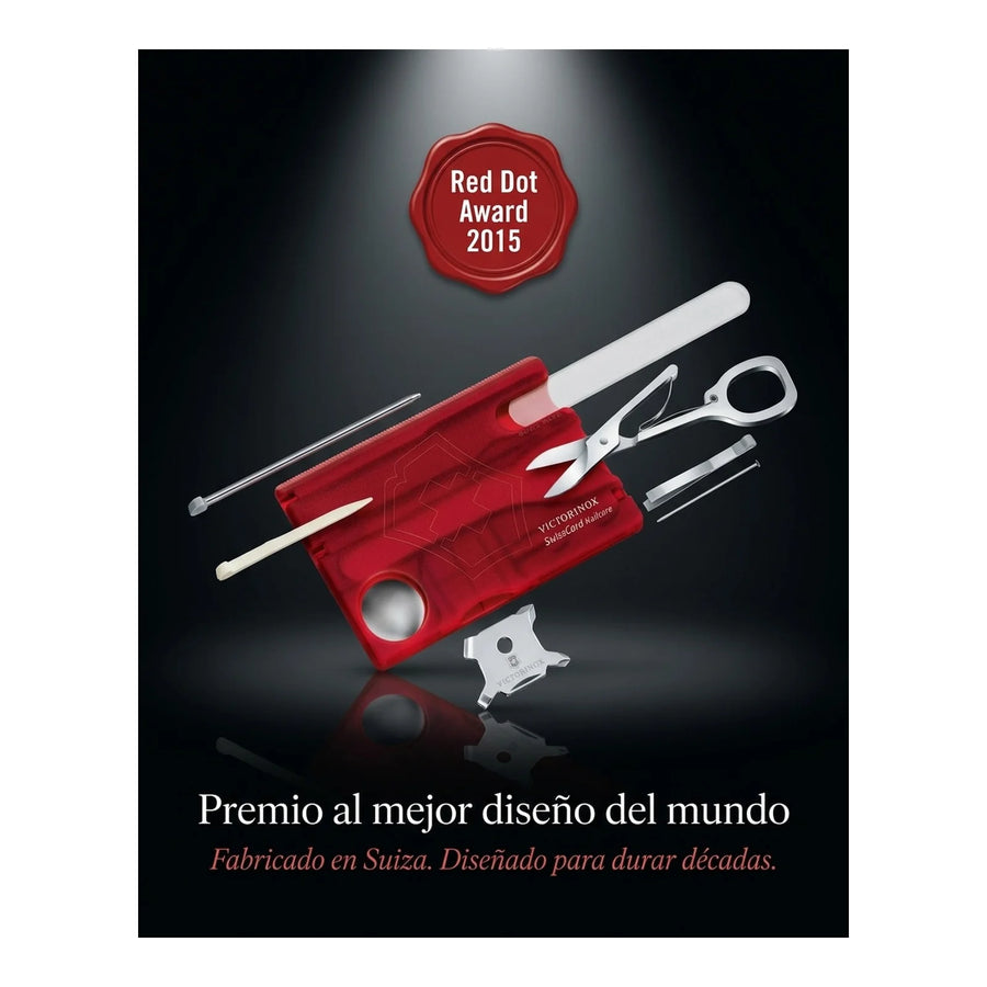 Swisscard Nail Care Victorinox Rojo 0.7240.t Premium Uñas