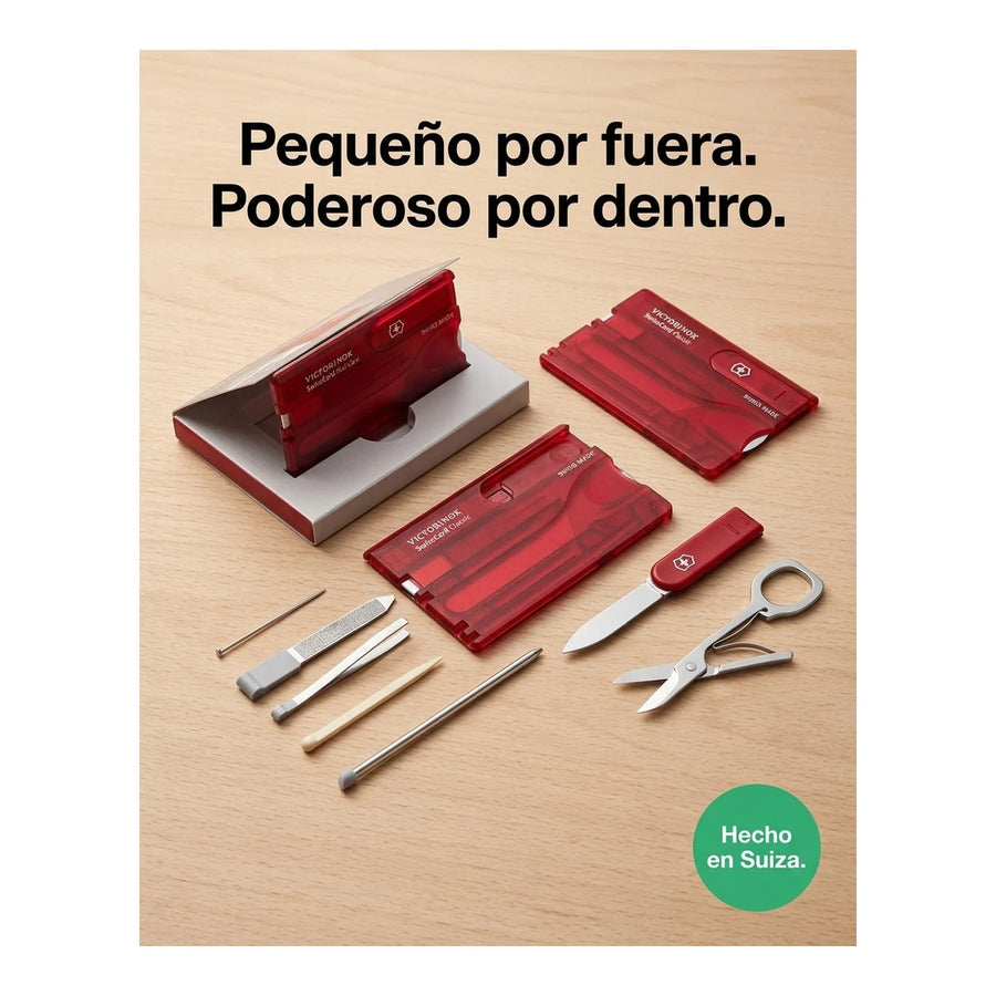Swisscard Nail Care Victorinox Rojo 0.7100.t Premium Uñas