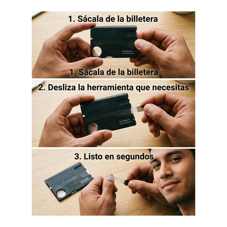 Swisscard Nail Care Victorinox Negro 0.7240.t3 Premium Uñas