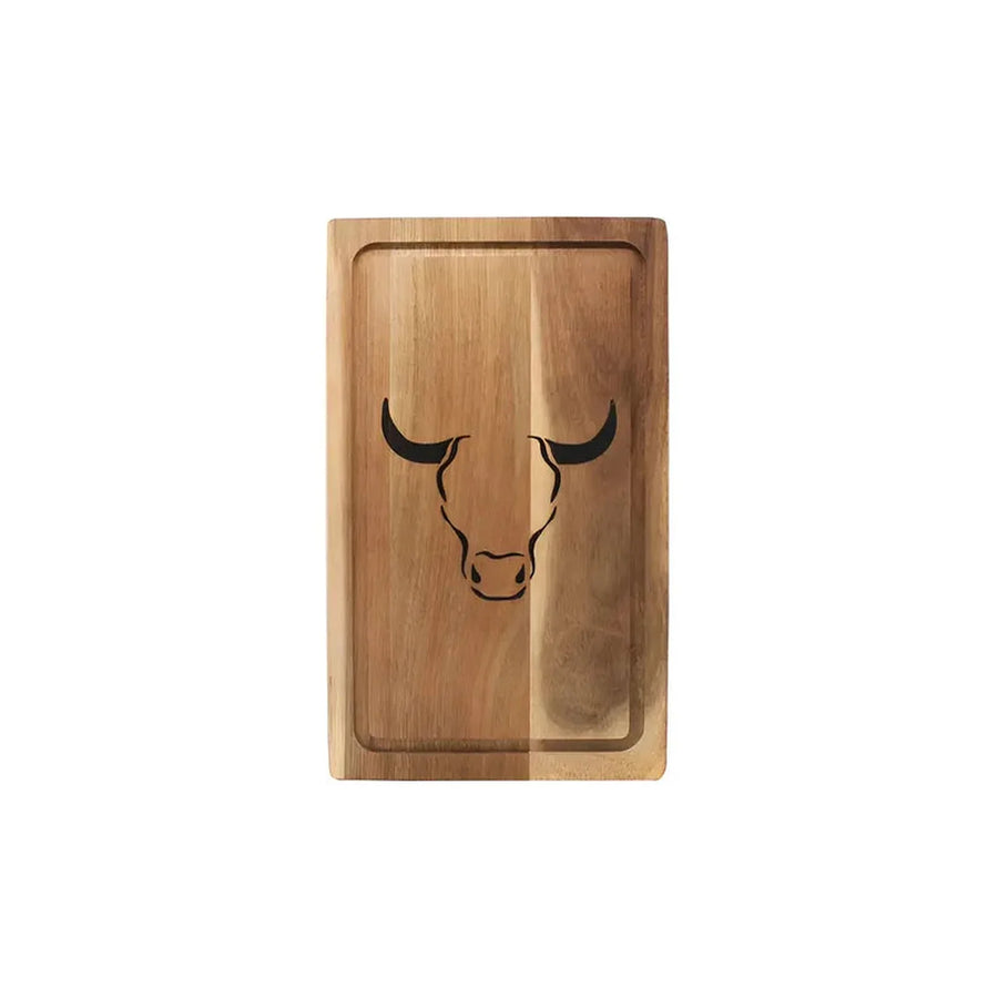 Tabla Para Aperitivos Wayu + 4 Cuchillos Quesos Premium + Grabado Personalizado