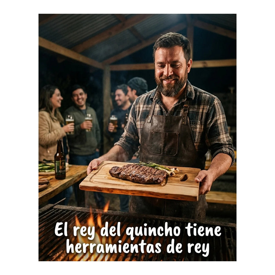 Tabla para Carne Madera Nativa 40cm + Grabado Personalizado