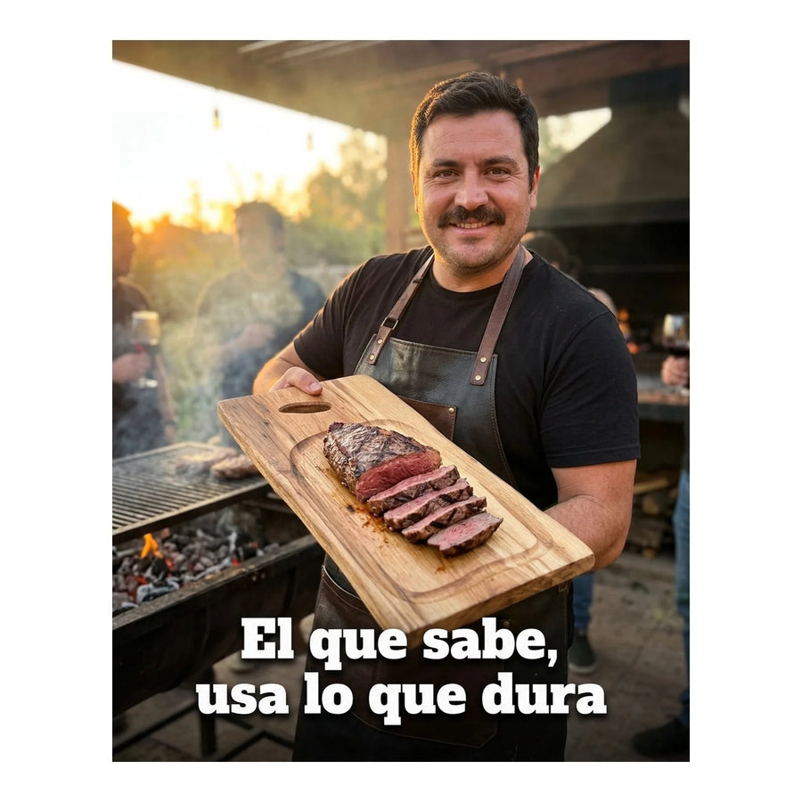 Tabla para Carne Madera Nativa 60cm + Grabado Personalizado