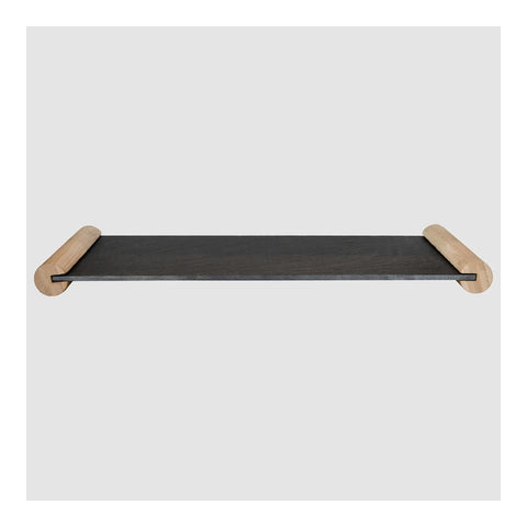 Tabla Piedra Pizarra Wayu 40cm Liso Negro