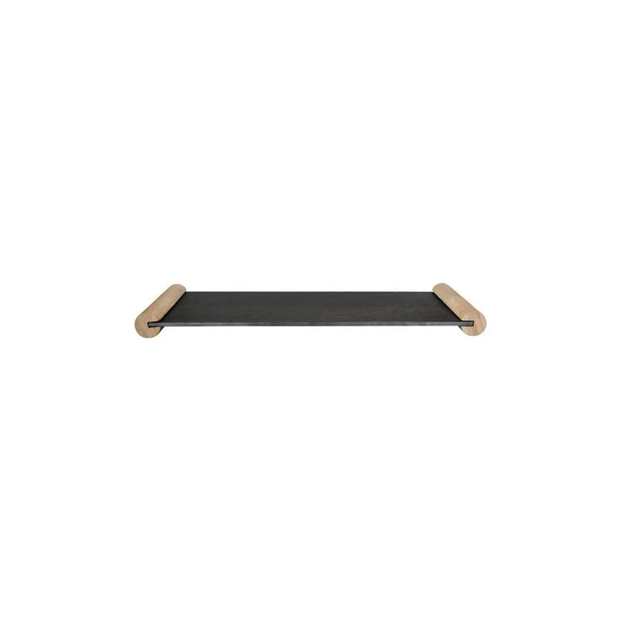 Tabla Piedra Pizarra Wayu 40cm Liso Negro