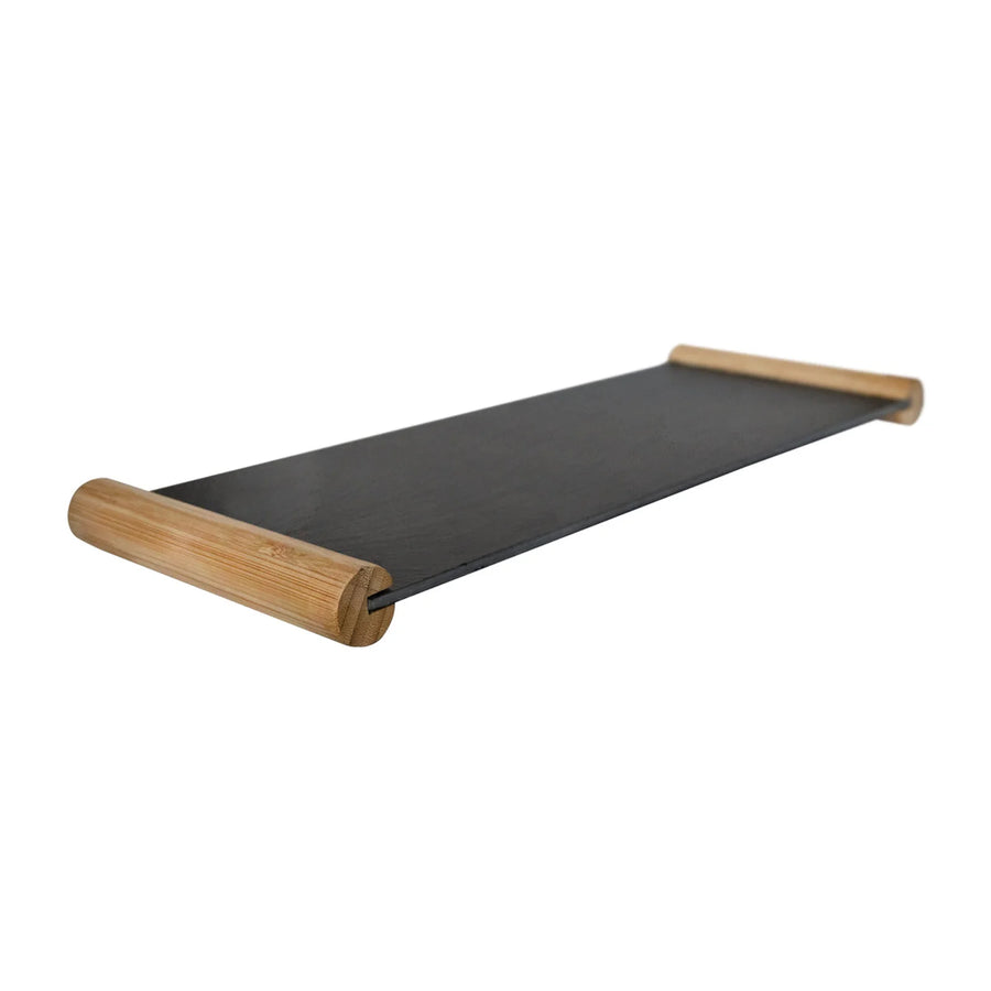 Tabla Piedra Pizarra Wayu 48x17cm Negro